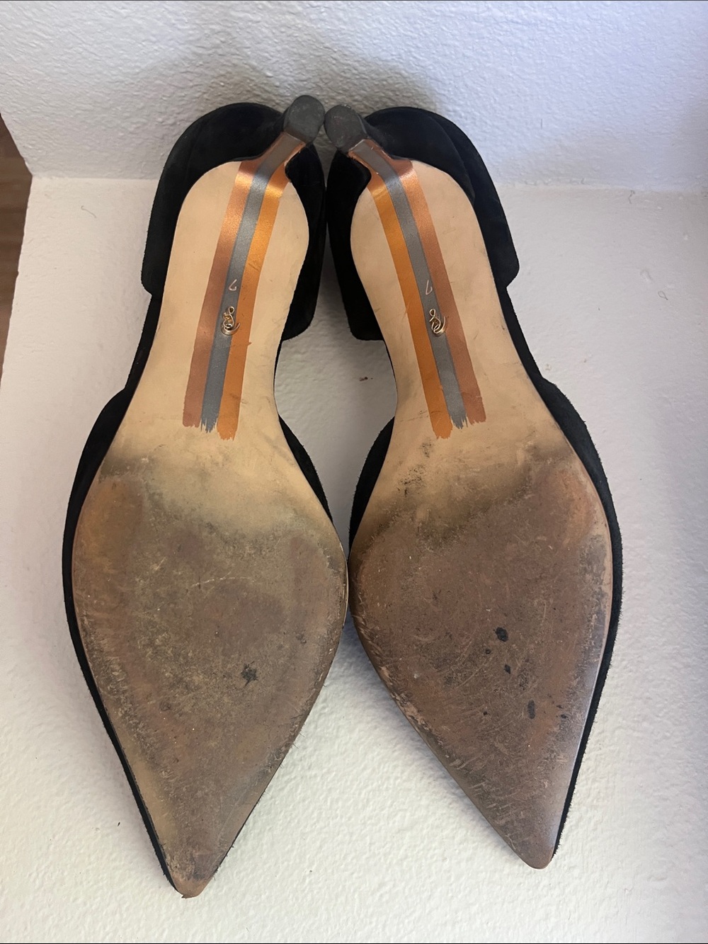 Sam Edelman Viv Heels in Black Size 7 - Picture 2 of 6